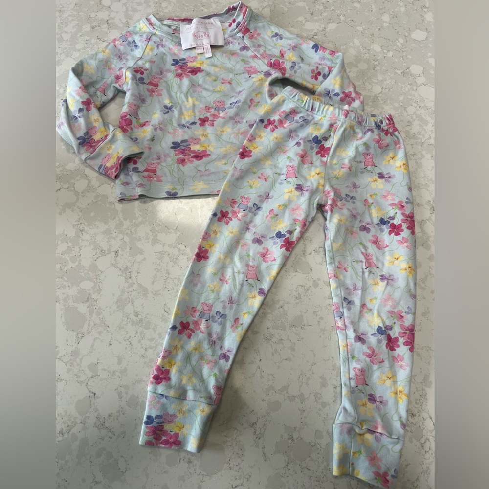 Charming Floral Kids Pajama Set